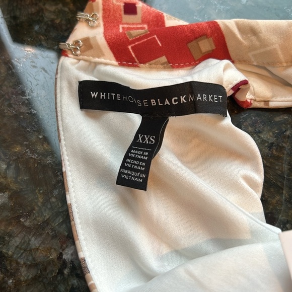 NWT White House Black Market halter dress. Elastic waist. Stretch. XXS - Picture 7 of 8
